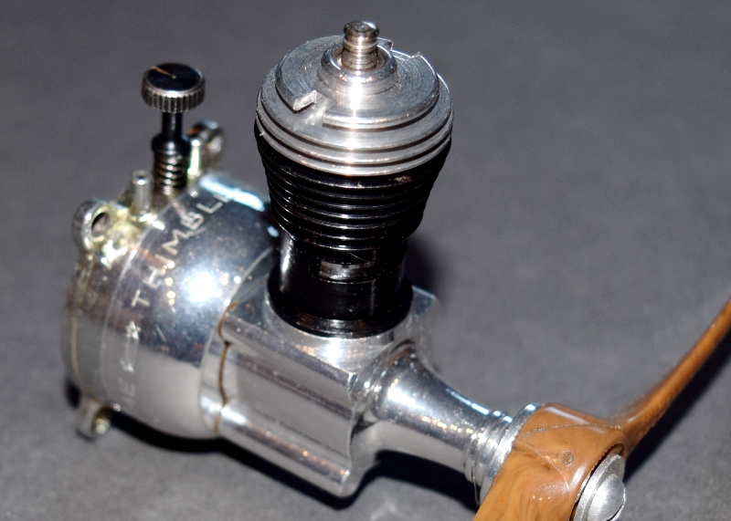 Cox .049 Curtiss Pusher Thimble Drome Engine 